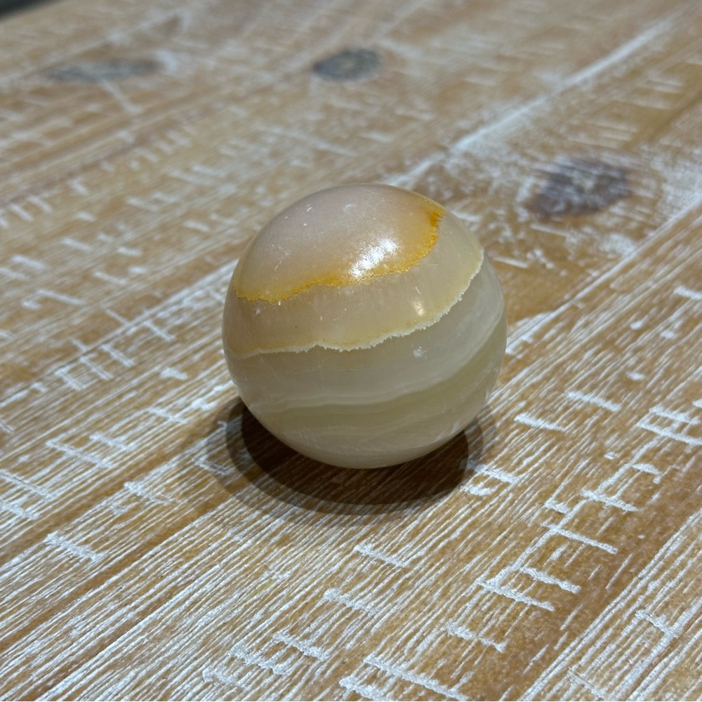 Banded Calcite Crystal Sphere